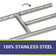 Load image into Gallery viewer, 12" x 6" Stainless Steel H-Style Burner - Natural Gas

