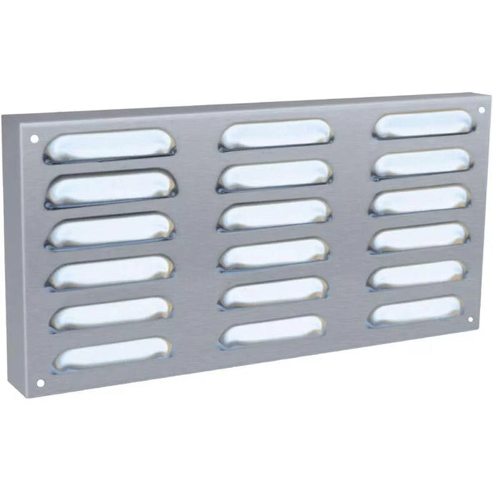 Summerset 14 x 5 Stainless Steel Island Vent Panel IV-14 for outdoor kitchen islands, horizontal mounting