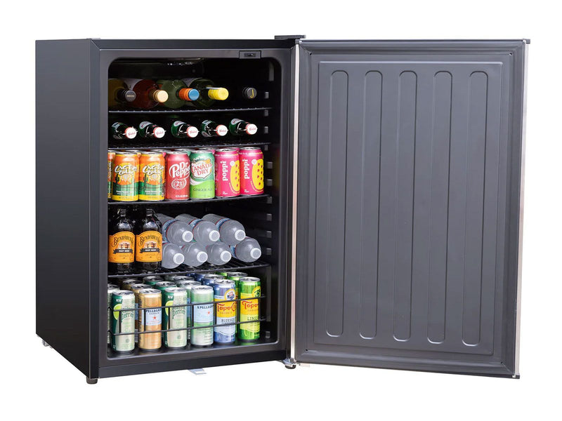 Load image into Gallery viewer, Summerset 22-inch outdoor rated compact fridge RFR-22S stainless steel built-in refrigerator for outdoor kitchen
