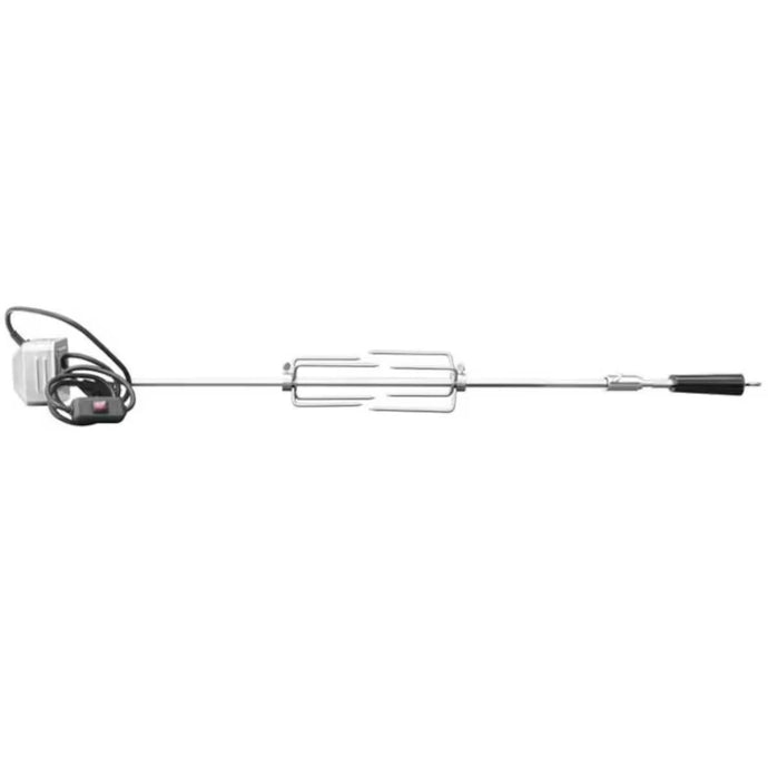 Summerset 40-inch Rotisserie Kit for TRL Pro Series Grills with stainless steel motor, fork set, and spit rod