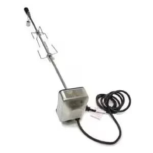 Summerset Rotisserie Kit for 32-Inch TRL and TRLD Gas Grills with stainless steel rod, forks, handle, bracket, and motor