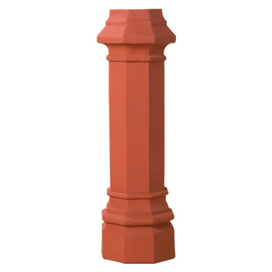 Superior Austen EX clay chimney pot with a traditional decorative design for masonry chimneys