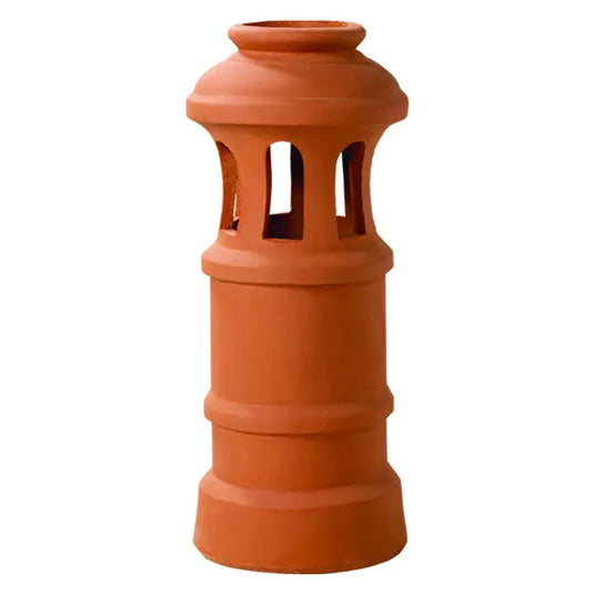 Superior Beacon clay chimney pot with a traditional decorative design for masonry chimneys