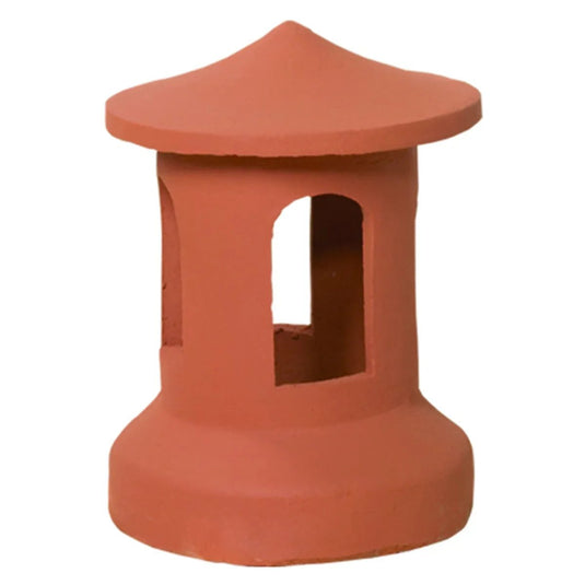 Superior Bird Cage clay chimney pot with a decorative open-style traditional design for masonry chimneys