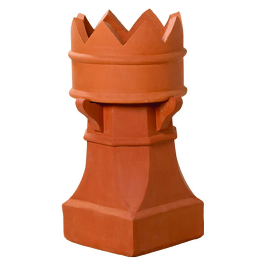 Superior Bishop clay chimney pot with a classic traditional design for masonry chimneys
