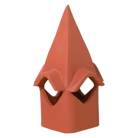 Superior Cathedral clay chimney pot with a tall, classic architectural decorative design for masonry chimneys