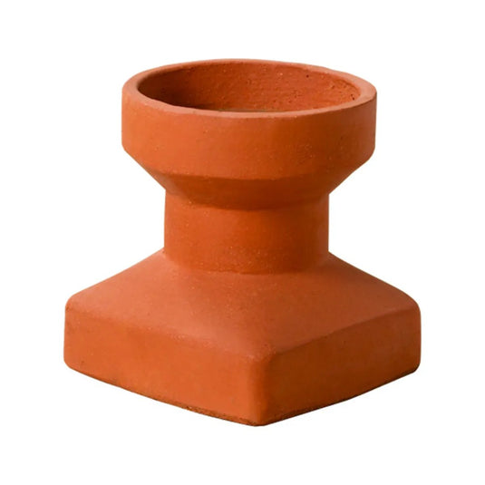 Superior chimney base clay chimney pot designed to provide a stable foundation for chimney installations
