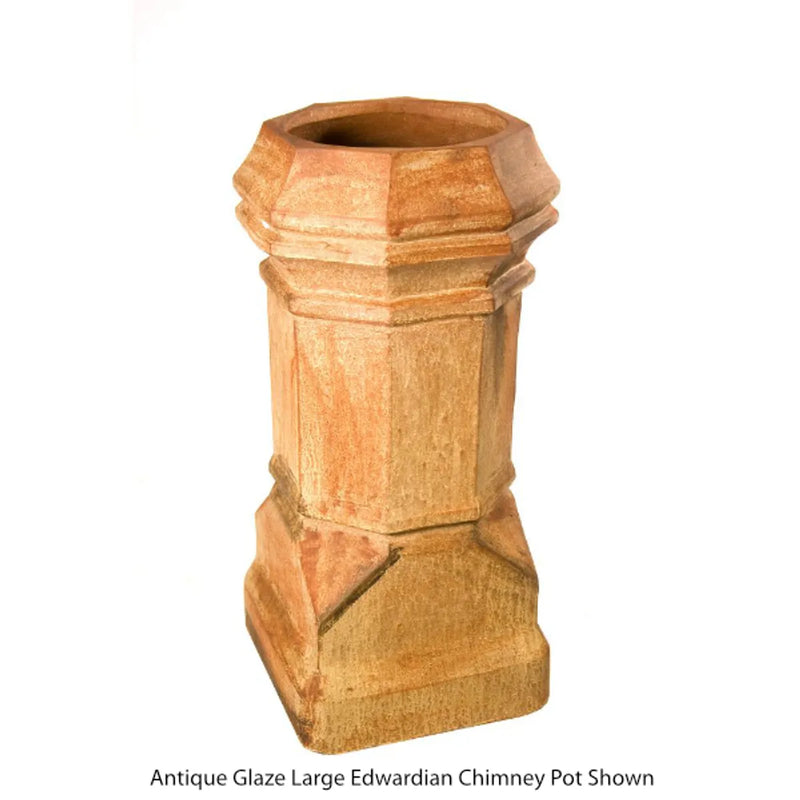 Load image into Gallery viewer, Superior Clay Corporation antique-glaze chimney pot with a classic decorative finish
