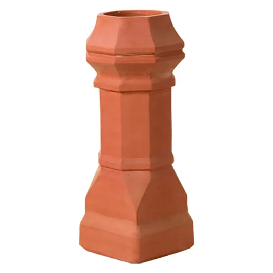 Superior Edwardian clay chimney pot for traditional and decorative chimney applications