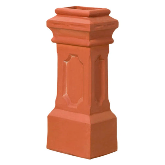 Superior Governor clay chimney pot with a bold traditional design for masonry chimneys