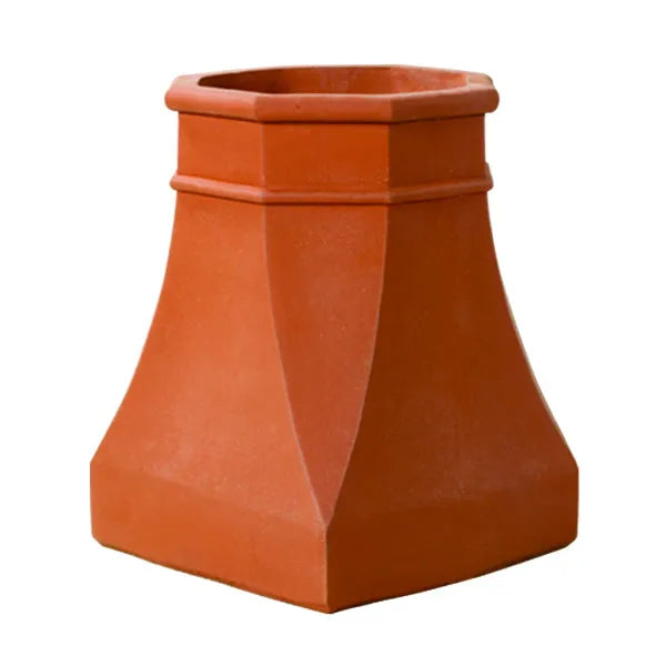 Load image into Gallery viewer, Superior Halifax clay chimney pot with a classic traditional decorative design for masonry chimneys
