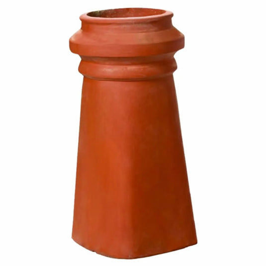 Superior Kensington XL clay chimney pot with an extra-large traditional decorative design for masonry chimneys
