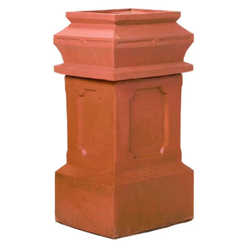 Load image into Gallery viewer, Superior Large Governor clay chimney pot with a bold traditional decorative design for masonry chimneys

