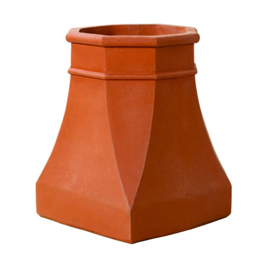 Superior Large Halifax clay chimney pot with a classic decorative design for masonry chimneys