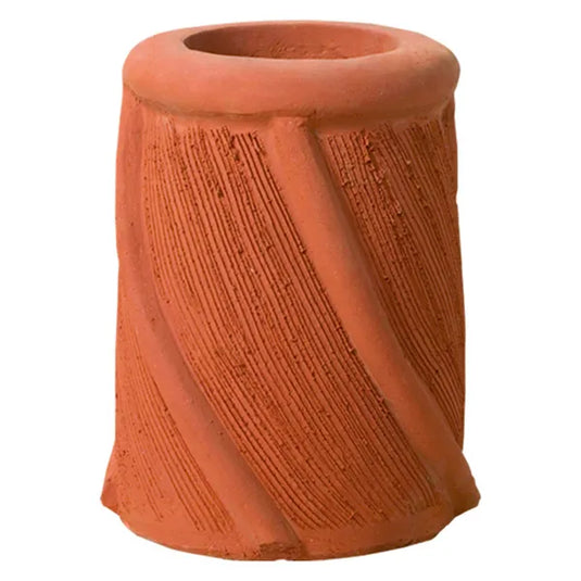 Superior Mini Hampshire clay chimney pot with a compact traditional decorative design for masonry chimneys