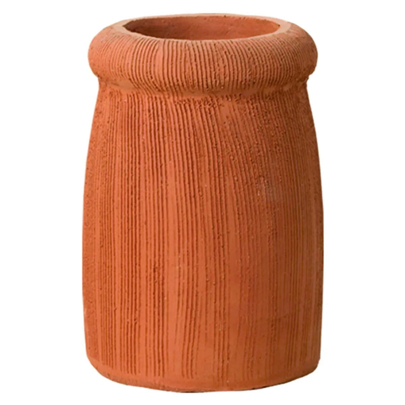 Load image into Gallery viewer, Superior Mini Windsor clay chimney pot with a compact traditional decorative design for masonry chimneys
