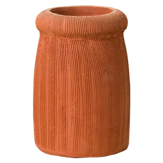 Superior Mini Windsor clay chimney pot with a compact traditional decorative design for masonry chimneys