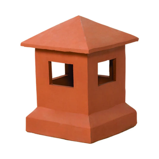Superior Sentry clay chimney pot with a classic traditional decorative design for masonry chimneys