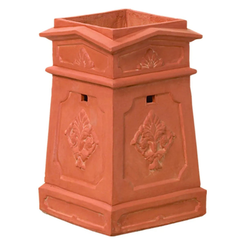 Load image into Gallery viewer, Superior Victorian clay chimney pot with an ornate traditional decorative design for masonry chimneys
