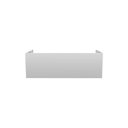 TrueFlame 12-Inch Stainless Steel Duct Cover for 42-Inch Vent Hood – premium