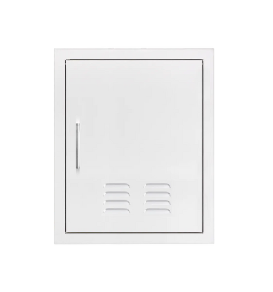 TrueFlame 18x22 vented vertical access door with hidden hinge left side opening stainless steel outdoor kitchen