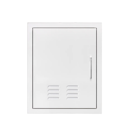 TrueFlame 18x22 vented vertical access door with hidden hinge right side opening stainless steel outdoor kitchen