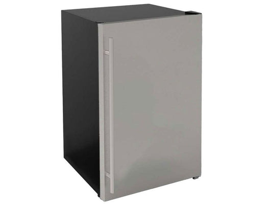 TrueFlame 22-Inch Outdoor Approved Refrigerator 4.1 Cu Ft stainless steel outdoor rated fridge for built-in kitchens