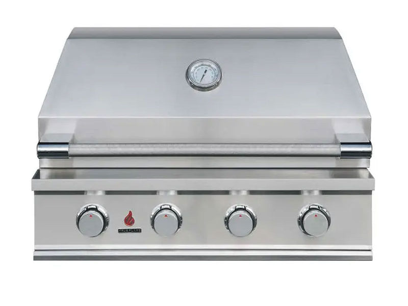 Load image into Gallery viewer, TrueFlame E Series 32-Inch 4-Burner Built-In Gas Grill with 304 Stainless Steel Construction and Flame Thrower Ignition
