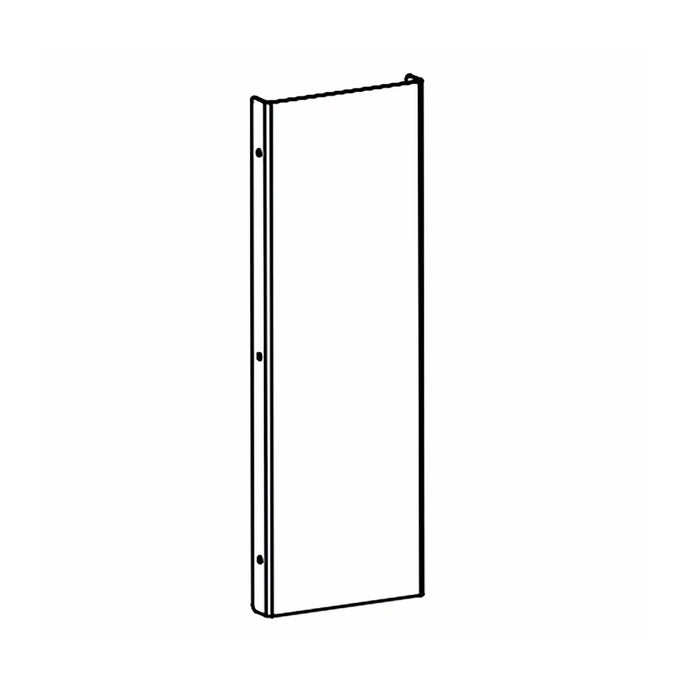 TrueFlame Outdoor Kitchen Vent Duct Cover Filler 8 Inch Projection in stainless steel for seamless vent installation