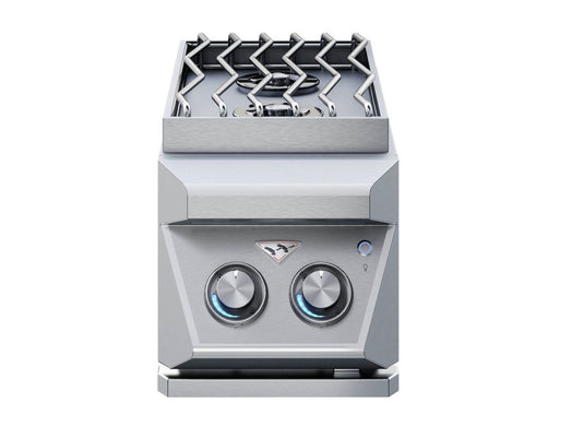 Twin Eagles 13-inch built-in gas double side burner with dual burners stainless steel outdoor kitchen