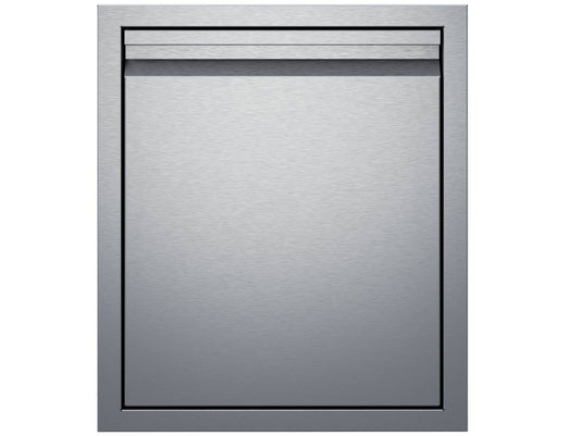 Twin Eagles 18-inch right hinged stainless steel access door with soft close outdoor kitchen