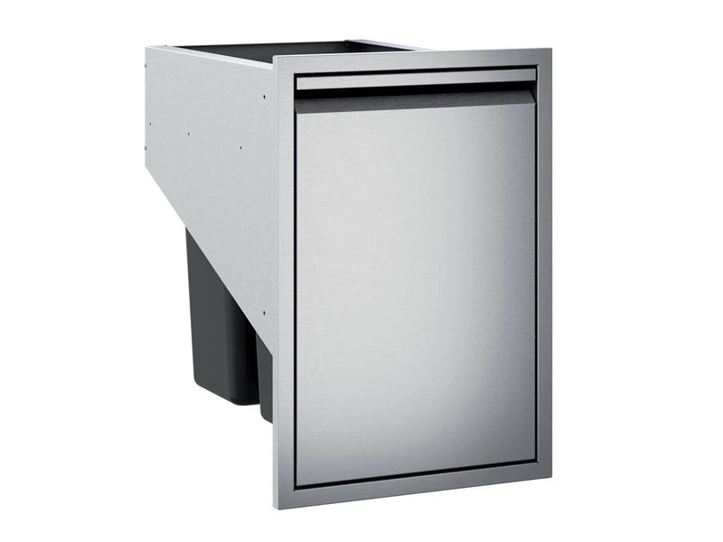 Load image into Gallery viewer, Twin Eagles 18-Inch Roll-Out Stainless Steel Double Trash Drawer with Two 41 Quart Bins for Outdoor Kitchen
