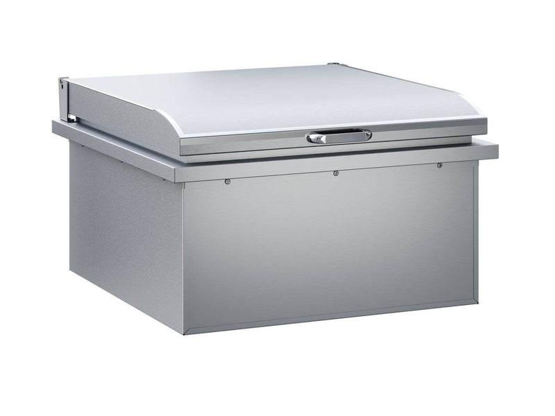 Load image into Gallery viewer, Twin Eagles 24-inch drop-in stainless steel ice bin cooler with lid outdoor kitchen beverage storage
