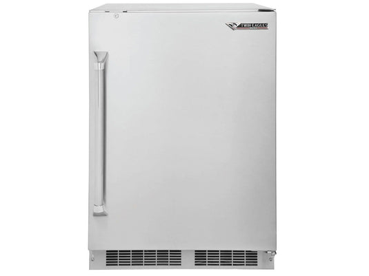 Twin Eagles 24-Inch Outdoor Rated Compact Refrigerator 5.1 Cu Ft with Lock for Outdoor Kitchen
