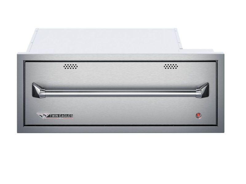 Load image into Gallery viewer, Twin Eagles 30-inch built-in electric outdoor warming drawer stainless steel kitchen appliance

