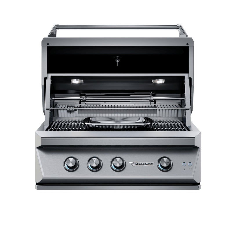 Load image into Gallery viewer, Twin Eagles 36-inch 3-burner built-in gas grill with stainless steel construction
