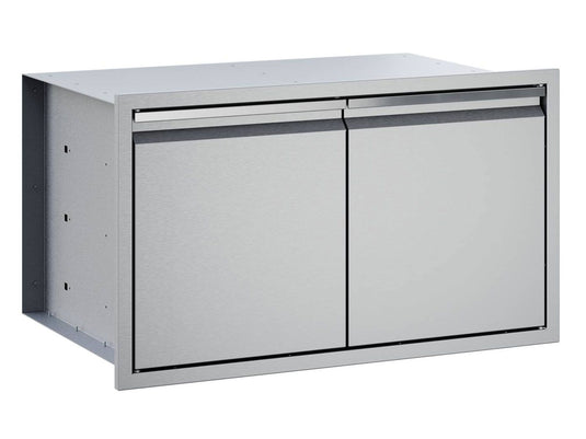 Twin Eagles 36-Inch Sealed Stainless Steel Dry Storage Pantry for Outdoor Kitchen with Weather-Protected Storage