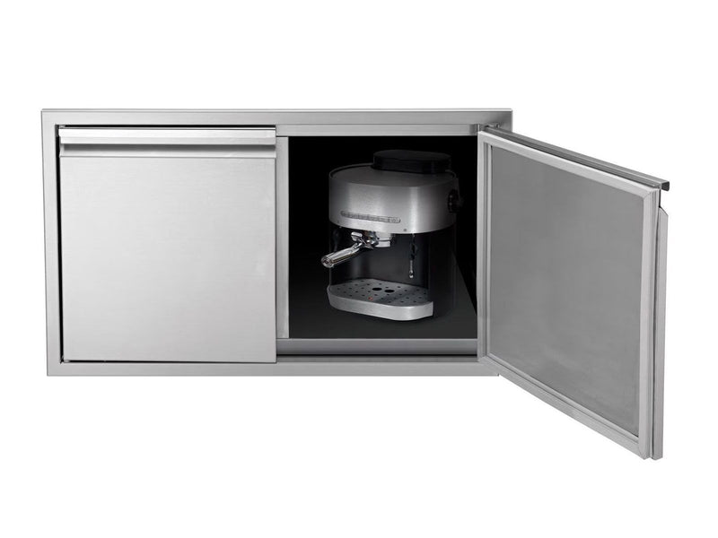 Load image into Gallery viewer, Twin Eagles 36-Inch Sealed Stainless Steel Dry Storage Pantry for Outdoor Kitchen with Weather-Protected Storage
