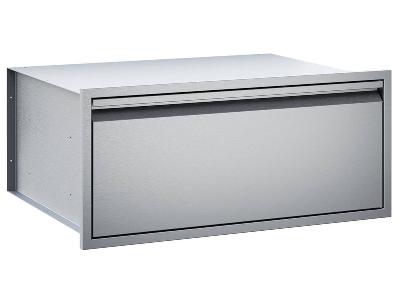 Load image into Gallery viewer, Twin Eagles 36-inch stainless steel pellet storage drawer with extra-deep storage and soft-close full-extension glides for outdoor kitchen
