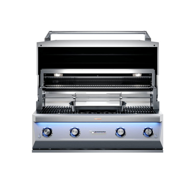 Load image into Gallery viewer, Twin Eagles Eagle One 42-inch 3-burner built-in gas grill with sear zone and infrared rotisserie burner, model TE1BQ42RS

