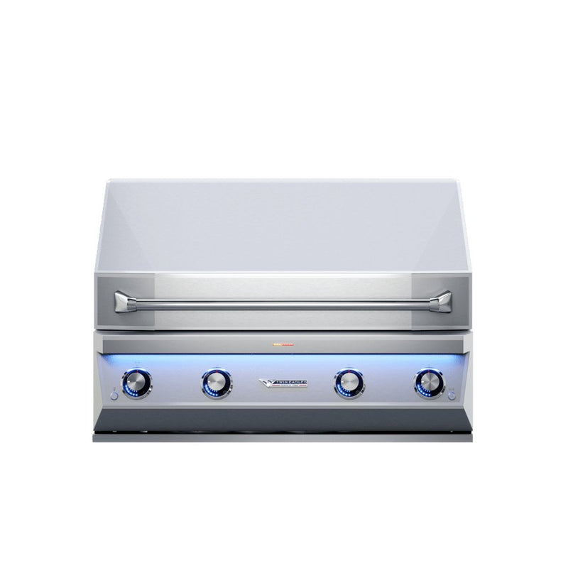 Load image into Gallery viewer, Twin Eagles Eagle One 42-inch 3-burner built-in gas grill with sear zone and infrared rotisserie burner, model TE1BQ42RS
