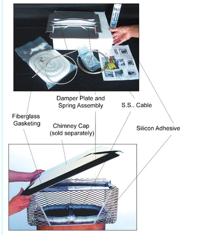 Load image into Gallery viewer, UNIVERSAL DAMPER KIT - 304 STAINLESS STEEL
