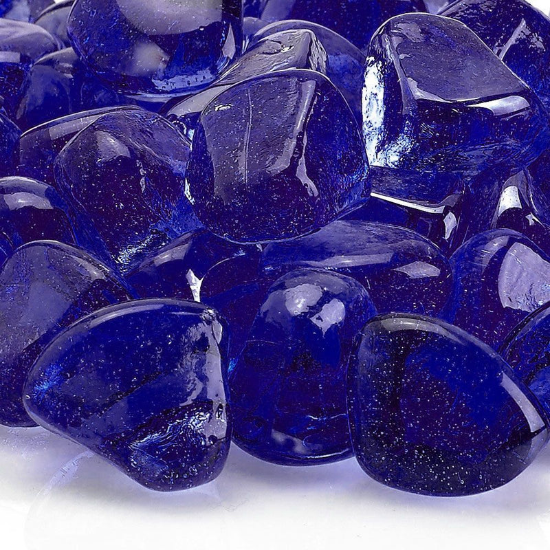 Load image into Gallery viewer, Midnight Blue Luster Zircon Fire Glass
