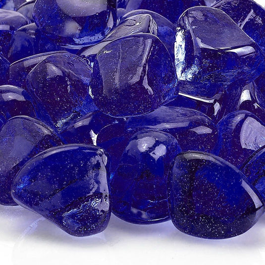 Midnight Blue Luster Zircon Fire Glass