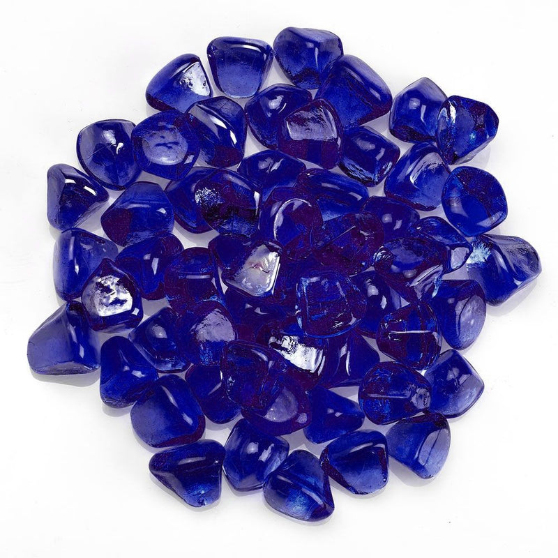 Load image into Gallery viewer, Midnight Blue Luster Zircon Fire Glass
