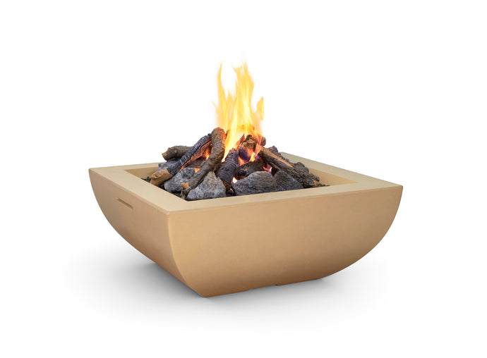 American Fyre Designs Bordeaux Square Fire Bowl, 36-Inch