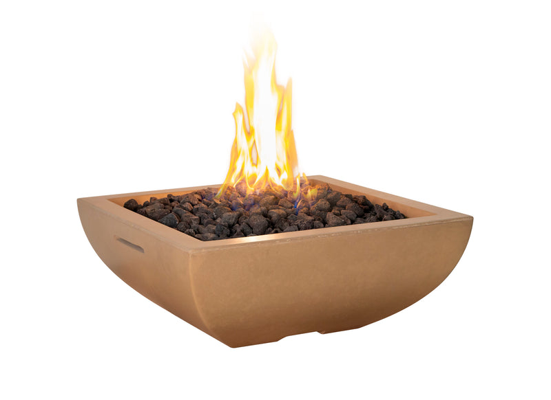 Load image into Gallery viewer, American Fyre Designs Bordeaux Petite Square Fire Bowl, 30-Inch
